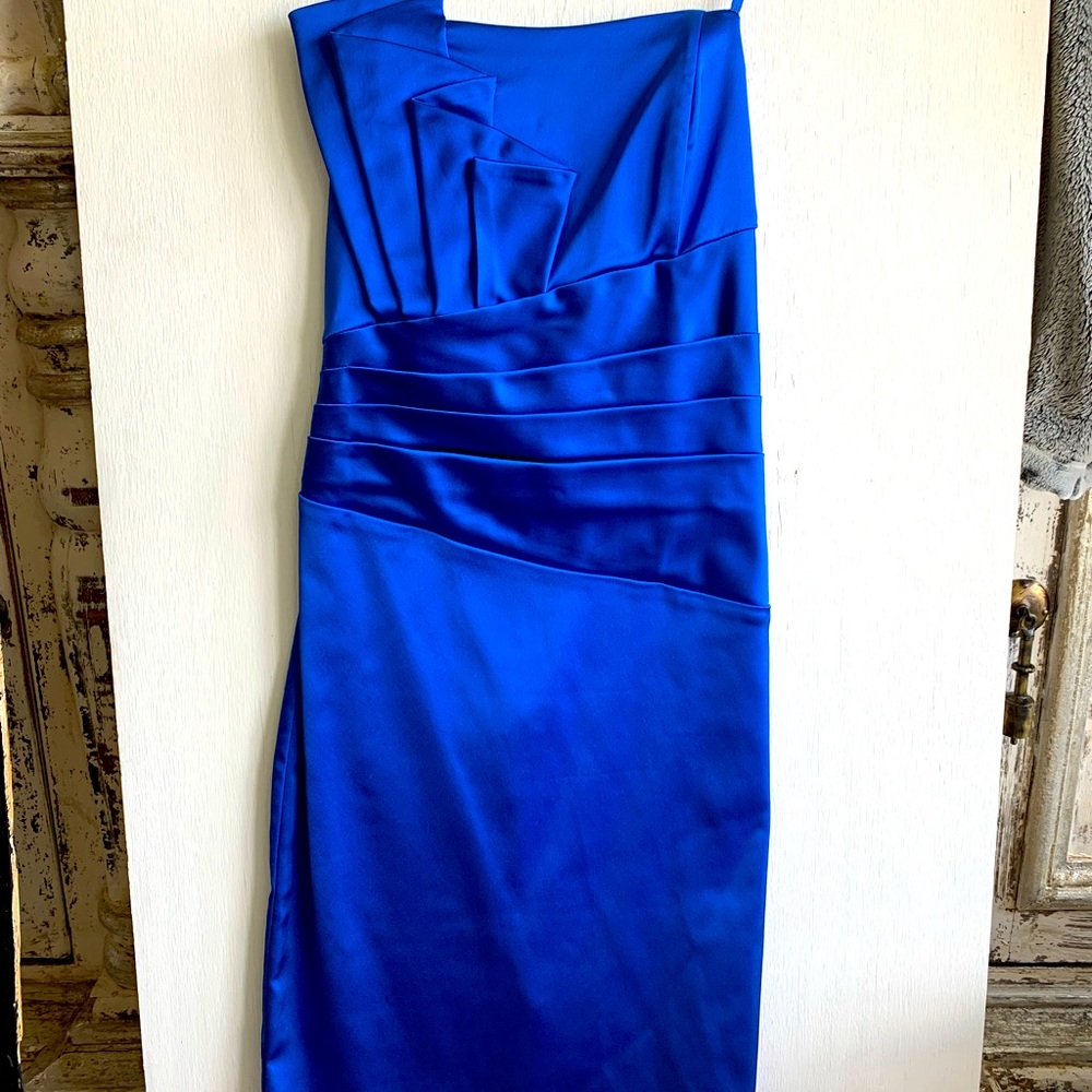 Blue cache dress